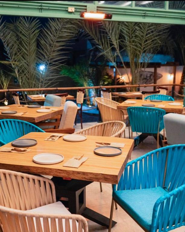 Terrace seating at Monte Salerno